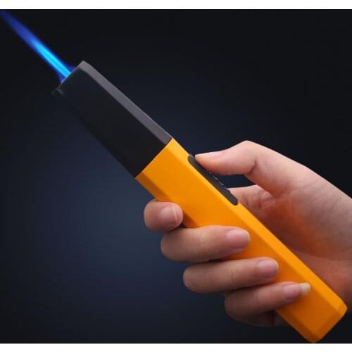 Honest Direct fire jet flame spray gun lighter gas inflatable outdoor windproof mini portable cigar lighter
