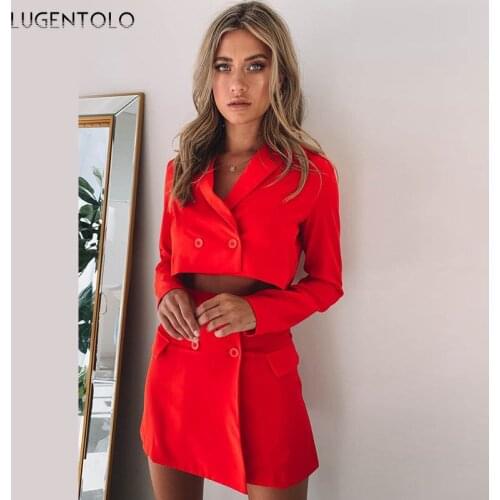 Женские костюмы с юбкой Lugentolo China At AliExpress