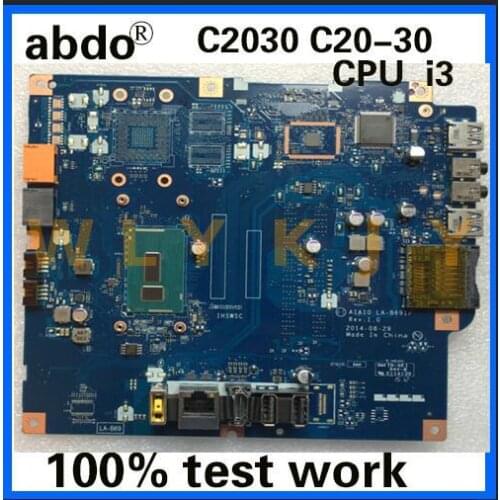 For C20-30 CPU i3 motherboard apto para Lenovo AIAI0 LA-B691P C2030 all-in-one motherboard