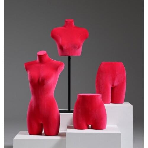 Fashionable Underwear Model Female Body Shaping Clothing Display Stand Half Body Platform Bra Underpants Mannequin