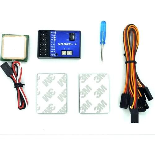 NB One+ 32Bit Flight Controller Built-in 6-Axis Gyro W/ Altitude Hold Mode GPS Module for RC Airplane Fixed-Wing Drones