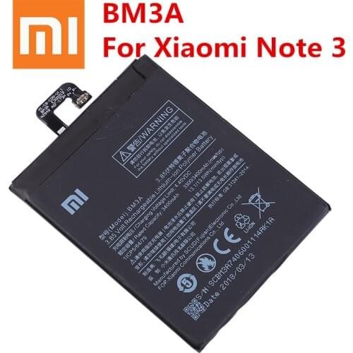 Xiao Mi Original Phone Battery BM3A For Xiaomi Mi Note 3 Replacement Battery 3300mAh High Capacity Phone Batteries Free Tools