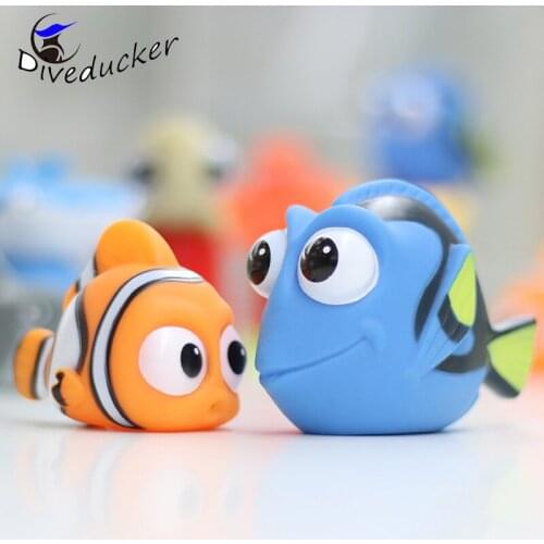 Buoyancy toy diving toy accessories underwater balloon Marine animal ornaments float toy for diver cute nemo shark bat fish