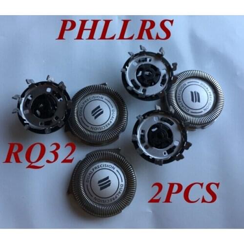 2Pcs RQ32 razor blade replace Head for PHILIPS Shaver RQ11 RQ12 RQ10 RQ1050 RQ1075 RQ1060 RQ1085 RQ1090 RQ1095 RQ1059 RQ1070
