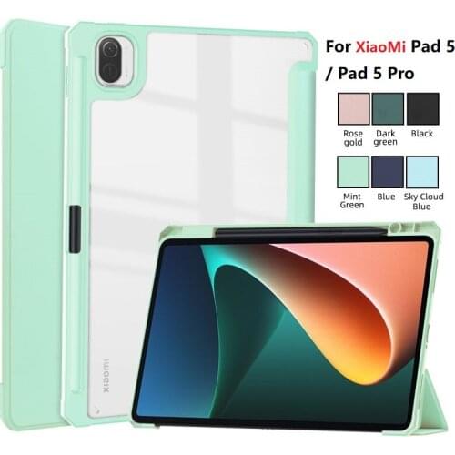 Smart Case For XiaoMi Mi Pad 5 Pro Cases Tablet Protective Leather Magnetic Adsorption Stand Cover Xiomi MiPad 5 MiPad5 Cover
