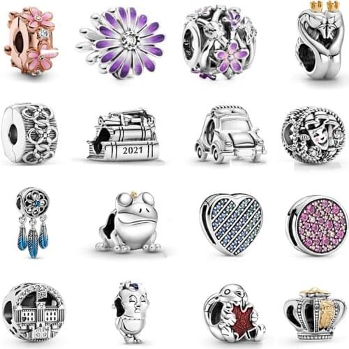 2021 Spring Exquisite New Electric Car, Mask, Daisy Flowers, Graduation Charm, High-quality Bracelet Jewelry For Ladies As Gifts