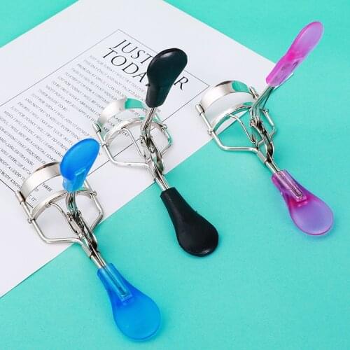 1Pc Pro Makeup Eyelash Curler Beauty Tools Lady Women Nature Style Cute Eyelash Handle Curl Eye Lash Curler random color
