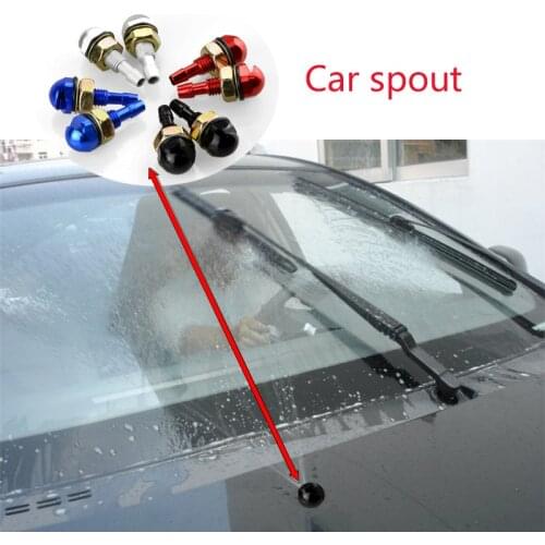 2PCS For Peugeot 206 307 407 308 208 3008 Toyota Corolla Rav4 Avensis Mini Cooper Car Front Windshield Wiper Nozzle Spout Eye