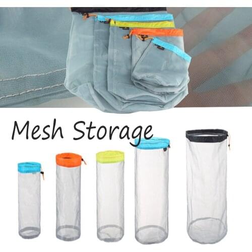 3PCS Outdoor Light Finishing Bag Mesh Storage Down Sleeping Compression Sundry (S-XXL) Multitool