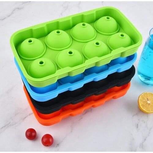 4/6/8 Ball Silicone Round Ice Tray Combination Set Whiskey Ice Tray Kitchen Tool Baking Tool Homemade Ice Cube Chocolate Cake