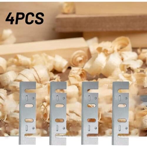 4Pcs 110mm HSS Electric Planer Blade 793008-8 For MKT 1002BA 1911B 1912B 110*29*2.8㎜ Woodworking Replacement