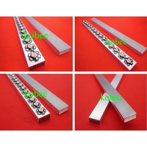 30cm High Power LED Heatsink 300mm*25mm*12mm heat dissipation aluminum for 1W 3W 5W Hight Power LED