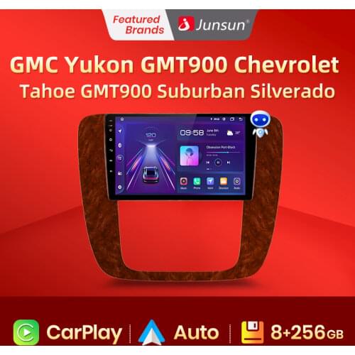Junsun V1 pro Android 10 For GMC Yukon 3 GMT 900 2006 - 2014 Car Radio Multimedia Video Players Android Auto CarPlay 2 din dvd