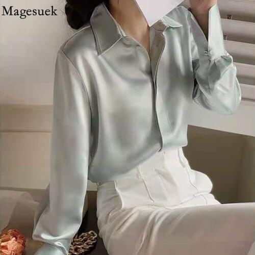 Spring Loose Mesh Palka Dot Women Tops New Stand Collar Bow White Shirt Korean Casual Long Sleeve Ladies Blouse Blusas 12590
