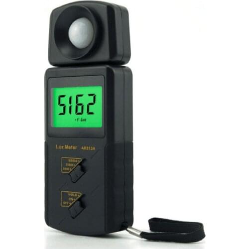 Digital Lux Meter AR813A Luxmeter Measuring Range 1~100,000 lux Light Illuminometer