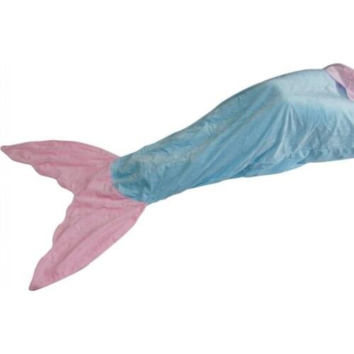 Mermaid Princess-Shaped Fishtail Blanket Is Super Soft And Can Be Used In Four Sections It Is A Sleeping Bag For Children