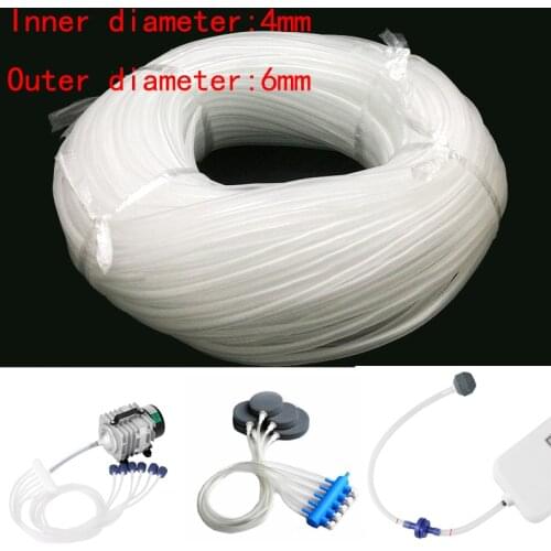 4*6mm Aquarium Oxygen Pipe Oxygen Pipe Oxygen Pipe Oxygen Pump Trachea Oxygen Pump Fish Tank Oxygen Pipe Hose