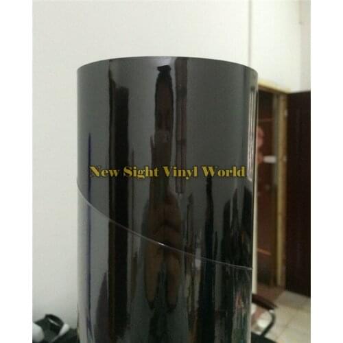 Best Quality Stretchable Chrome Mirror Black Vinyl Wrap Film For Car Styling Bubble Free