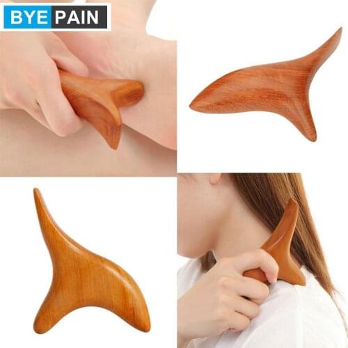 BYEPAIN Body Trigeminal Massage Wood Massager Body Relax Fragrant Wood Wooden SPA Therapy Massager Blood Circulation