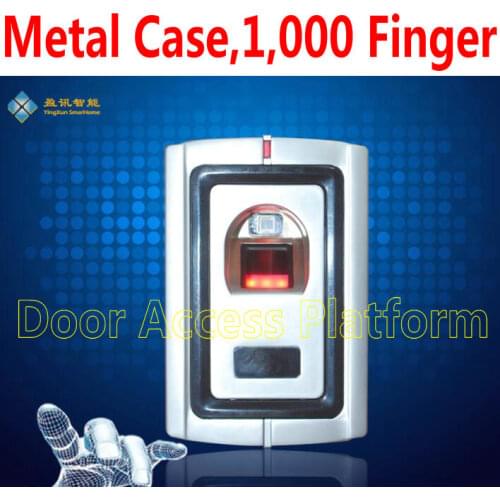 Metal shell 1,000 fingerprint biometric Access controller terminal machine with wiegand in/out Remote controller board Metals