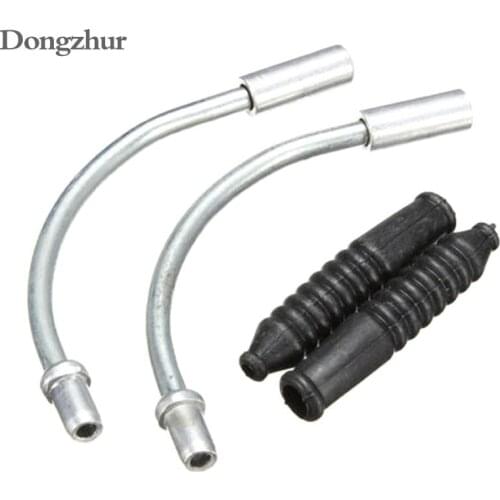 Mtb Mountain Bike V Brake Noodles Cable Guide Folding Tube Bend Sleeves Brake Set Noodle 1set Boot Hose Protector Pipe