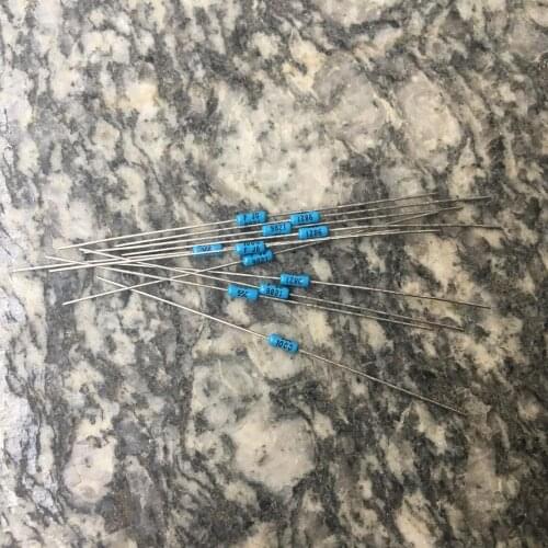 Original new 100% 1/4W 0.25W military regulation high precision metal film resistor NC55 100R 1% (Inductor)