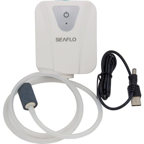 Rechargeable Live Bait Aerator Air Pump-Fishing Bank Tank Oxygenator