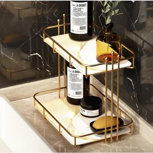 Toilet bathroom shelf desktop washstand cosmetic box toilet bathroom countertop storage shelf
