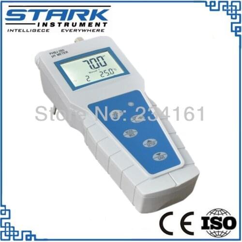 Portable pH meter lab handheld aquarium ph meter digital ph tester RS232 output