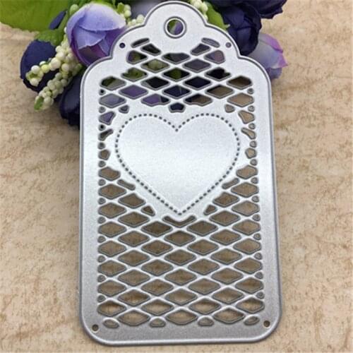 Love Heart Frame Edge Metal Die Cutting For Household DIY Scrapbooking Photo Album Decorative Embossing Folder Paper Cards