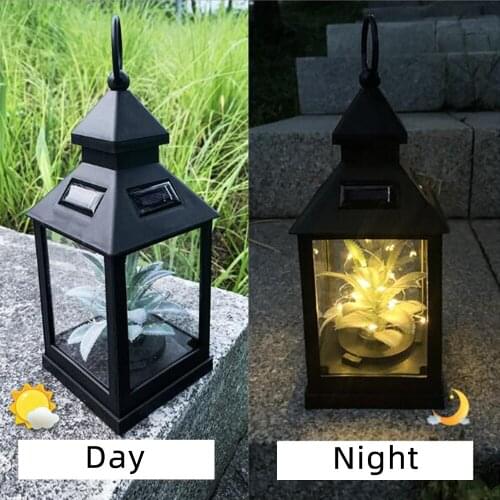 Solar Light Garden Star Hanging Light Garden Lawn Courtyard Road Yard Solar Lantern Outdoor Plant Chandelier Star Light