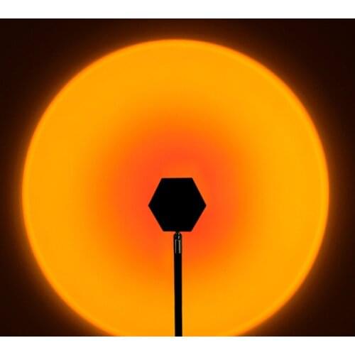 LED Afterglow Lamp Projection Rainbow Projector Lamp USB Dusk Projector Night Light For Home Bedroom Backroom Wall Decor