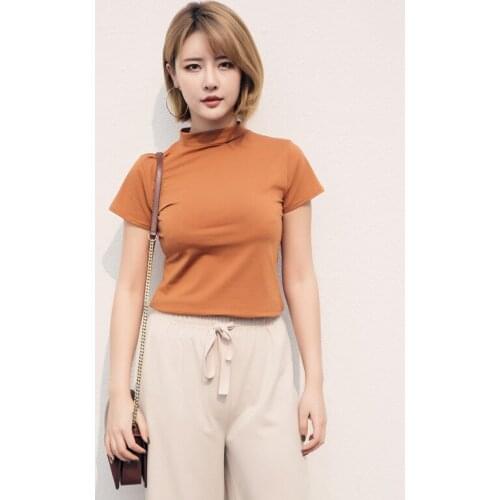 Женские базовые футболки YANQINGHUAN China At AliExpress