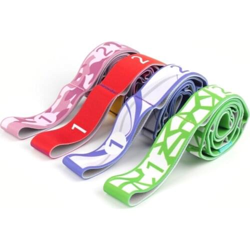 1PC Yoga Resistance Band Anti-slip Elastic Stretch Strap Belts Fitness Leg Stretching Fitness Training Sports Accessories