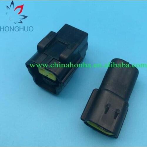 10 pcs Wholesale 2 Pin2 Way Male Female Electrical Connector Plugs Black 1.8 Series 174352-2