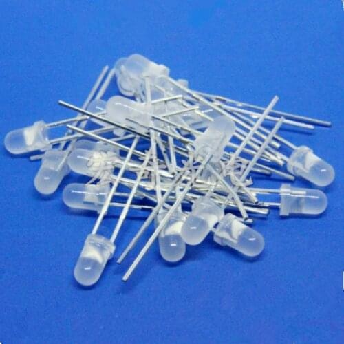 1000pcs 3mm super bright Blue LED Emitting Diodes F3 fog mist diffused