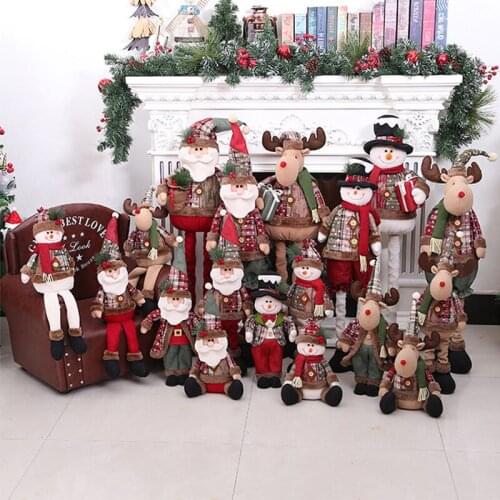 2018 Christmas Decoration New Year Home Bedroom Decoration Cute Snowman Elk Christmas Tree Party Supplies Decoration For Home