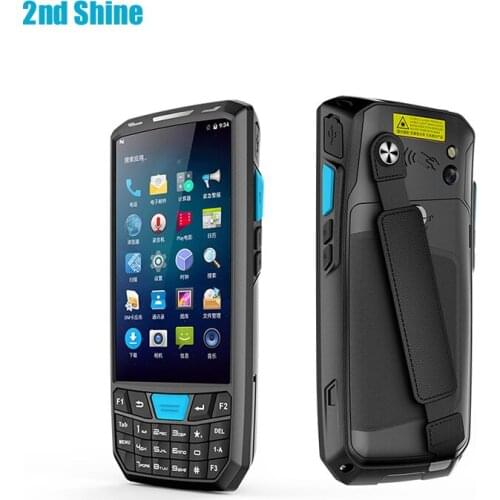 4.5 Inch Rugged Tablet PDAs Android 7.0 Barcode Scanner Waterproof Phone Handheld Quad-Core POS Terminal