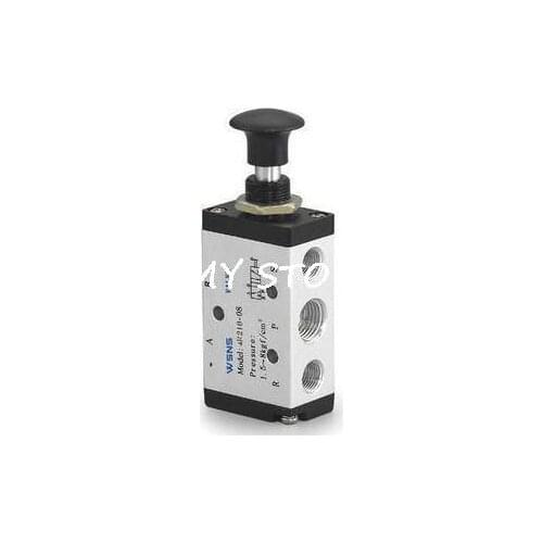 5 port 2 positions 3/8" BSPP (G) Thread Hand Control Push-Pull Pneumatic Valve 4R310-10