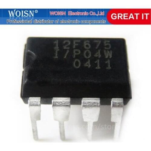 5PCS PIC12F675-I/P PIC12F675-I DIP8 DIP PIC12F67 In Stock