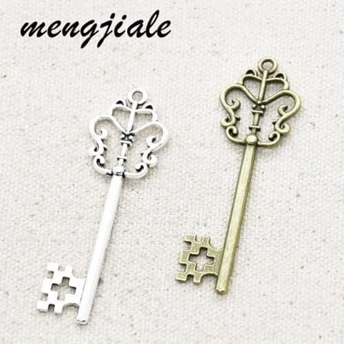 6pcs Hot Sell Crown Keys Charms Pendant For Diy Bracelets Jewelry Making DIY Handmade Craft