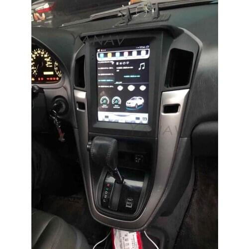 2din Car Radio Android 10.0 Navigation GPS Head Unit For Lexus RX300 Toyota Harrier Vertical Screen Tesla Style Auto DVD Player