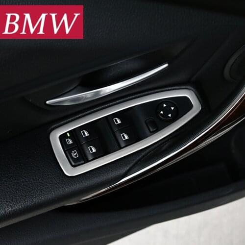 Car Inner Accessories Trim Left Hand Drive Window Switch Button Cover For BMW 1 3 4 Series 3GT F30 F31 F32 F34 F35 GT 116i 118i