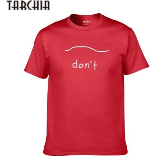 TARCHIA Men Homme New Short Male Cotton 2021 Boy Summer T Shirt Plus t-shirt Casual Top Tee Tshirt New Sleeve Brand don't