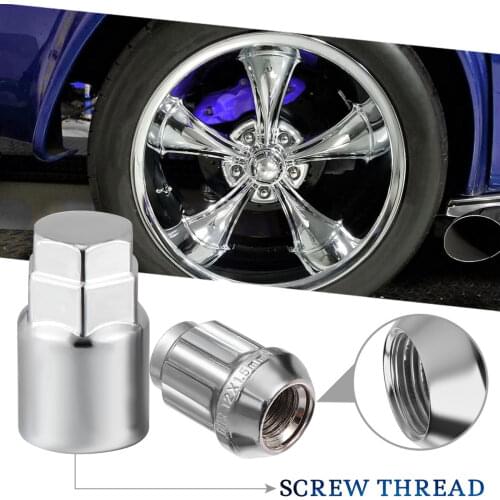 4pcs Wheel Lock Nut Anti Theft High Quality Durable Wheel Nut Car Parts Locking Nut For Car Auto Wheel Lock Lug Nuts With Sleeve