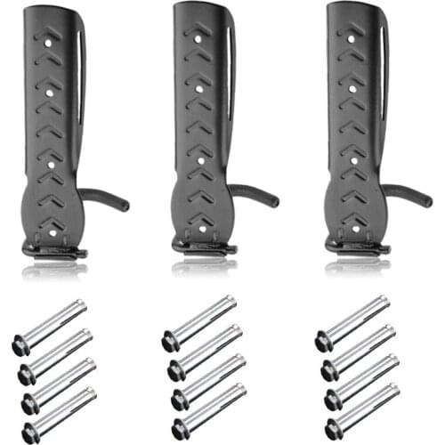 Kalosse 3PCS Steel Mountain Bicycle Wall Rack Fixed Gear/Road Bike Hanging Hook