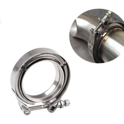 2.5/3 Inch Male/Female Ss304 V-Band Clamp Flange Kit Turbo Downpipe Wastegate V-band Turbo Exhaust Pipes Car Accessories