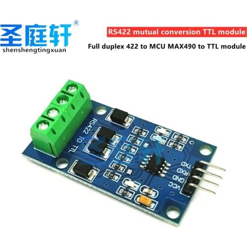 RS422 converter module, bidirectional conversion, TTL, full bidirectional signal from 422 to MAX490, for TTL module