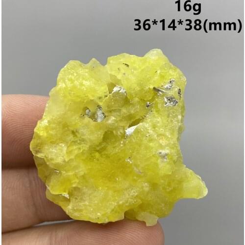 Very rare! 100% Natural Pakistan yellow Brucite Mineral specimen stones and crystals healing crystals quartz