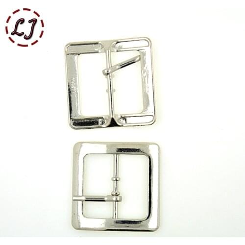 New arrived 2pcs/lot 30mm(1.2'') width silver Square alloy metal shoes bags Belt Buckles decoration DIY Accessory Sewing